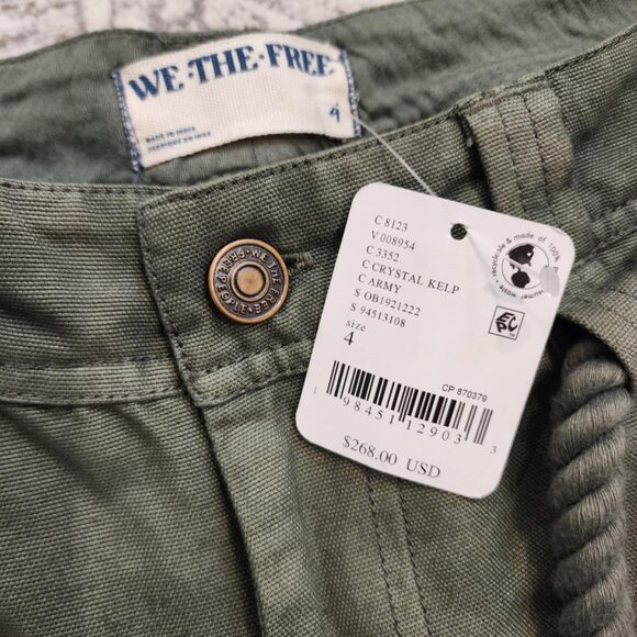 Free People Embroidered Pants - NWT - size 4 - Picture 3 of 6